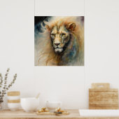 Schöne Wicked AI Fantasy Digital Art Print Poster (Küche)