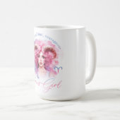 Schöne Widder-Frau mit Eigenschaften Kaffeetasse (VorderseiteRechts)