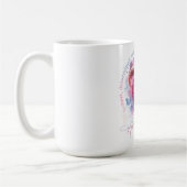Schöne Widder-Frau mit Eigenschaften Kaffeetasse (Links)