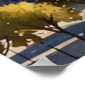 Schöne Wiener Wasserfarben Stadt Malerei Poster (Ecke)