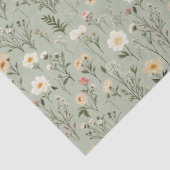 Schöne Wiese-Blume auf Green Seidenpapier (Detail)