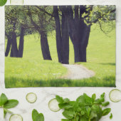 Schöne Wiese Geschirrtuch (Gefaltet)