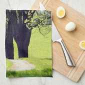 Schöne Wiese Geschirrtuch (Viertel Falte)