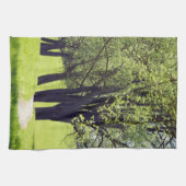 Schöne Wiese Geschirrtuch (Horizontal)