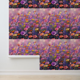 Schöne Wildblume Blumenschale und -klemme Tapete