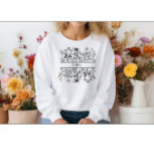 Schöne Wildblume Botanischer Garten Sweatshirt