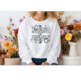 Schöne Wildblume Botanischer Garten Sweatshirt