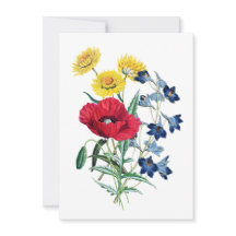 Schöne Wildblume Bouquet Card