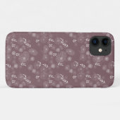 Schöne Wildblume Doodles Muster Case-Mate iP iPhone Hülle (Rückseite (Horizontal))