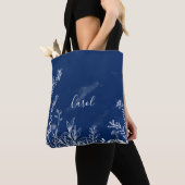 Schöne Wildblume Doodles Tote Tasche (Von Nahem)