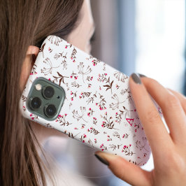 Schöne Wildblume Initial stylish Case-Mate iPhone Hülle