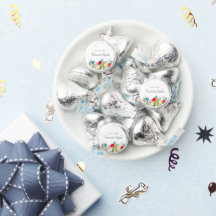 Schöne Wildblume Wedding Mini Hershey kisses