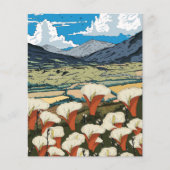 Schöne Wildblume Wiesen Landschaft (Vorderseite)