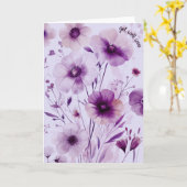 Schöne Wildblumen Blume WERDEN BALD GUT Karte (Gelbe Blume)