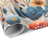 Schöne Wildblumen Geschenkpapier (Rolleneckpunkt)