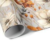 Schöne Wildblumen Geschenkpapier (Rolleneckpunkt)