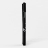 Schöne wilde Blume Doodle Monogram Case Mate i (Hinten/Rechts)