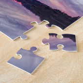 Schöne Wildnis Sonnenuntergang über dem Foto Puzzle (Seite)