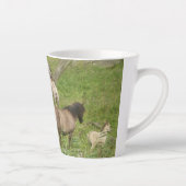Schöne Wildpferde Latte Tasse (Rechts)