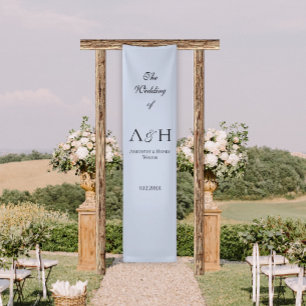 Schöne Willkommensbanner für die Hochzeit - Lavend Banner