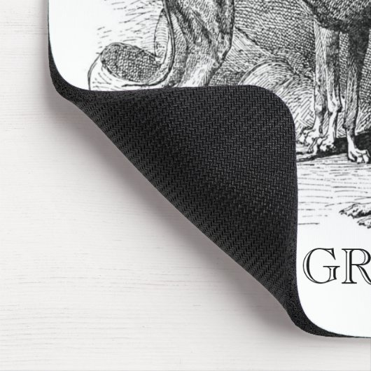 Schöne Windhunde Mousepad (Ecke)
