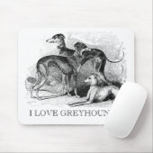 Schöne Windhunde Mousepad (Mit Mouse)