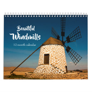 Schöne Windmühlen 2025 Kalender