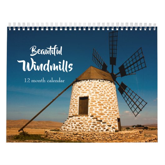 Schöne Windmühlen 2027 Kalender (Titelbild)