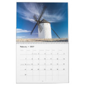 Schöne Windmühlen 2027 Kalender (Feb 2027)