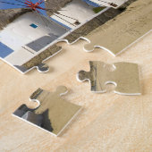 Schöne Windmühlen auf der Insel Mykonos, Puzzle (Seite)