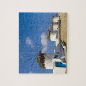 Schöne Windmühlen auf der Insel Mykonos, Puzzle (Vertikal)