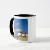Schöne Windmühlen auf der Insel Mykonos, Tasse (Vorderseite Links)