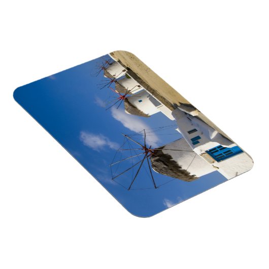 Schöne Windmühlen auf Mykonos, Magnet (Rechte Seite)