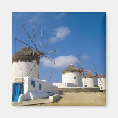 Schöne Windmühlen auf Mykonos, Magnet (Vorne)