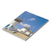 Schöne Windmühlen auf Mykonos, Notizblock (Rotiert)