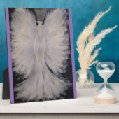 Schöne Winged Guardian Angel Malerei Kunst Fotoplatte (Seite)