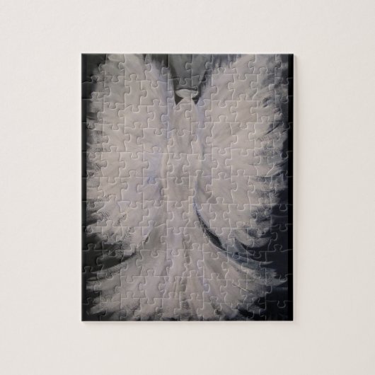 Schöne Winged Schutzengel-Malerei-Kunst Puzzle (Vertikal)