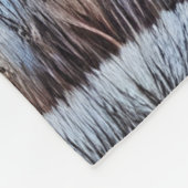 Schöne Winter Birch Fleecedecke (Ecke)