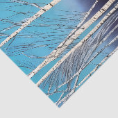 Schöne Winter Birch Seidenpapier (Ausschnitt)