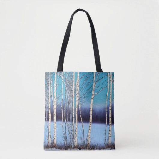 Schöne Winter Birch Tasche (Vorderseite)