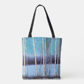 Schöne Winter Birch Tasche (Rückseite)
