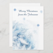 Schöne Winter Frost Weihnachten (Vorne/Hinten)