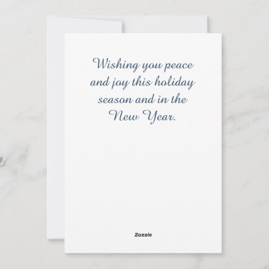 Schöne Winter Frost Weihnachten (Rückseite)