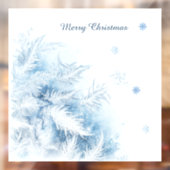 Schöne Winter Frost Weihnachten Fensteraufkleber (Blatt 2)