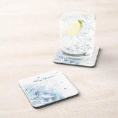 Schöne Winter Frost Weihnachten Getränkeuntersetzer (Rechte Seite)