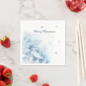Schöne Winter Frost Weihnachten Serviette (Beispiel)