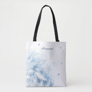 Schöne Winter Frost Weihnachten Tasche