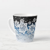Schöne Winter Latte Tasse! Milchtasse (Linke Ecke)