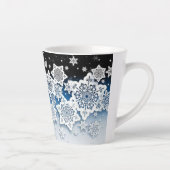 Schöne Winter Latte Tasse! Milchtasse (Rechts)