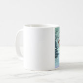 Schöne Winterharfen-Tasse Kaffeetasse (Vorderseite Links)